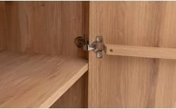 Goossens opbergkast bjarte wit eiken - 8203450-01