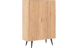 Goossens opbergkast bjarte wit eiken - 8203451-02