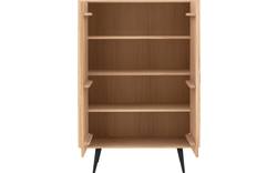 Goossens opbergkast bjarte wit eiken - 8203451-01