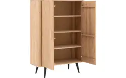 Goossens opbergkast bjarte wit eiken - 8203451-01