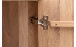 Goossens opbergkast bjarte wit eiken - 8203451-01