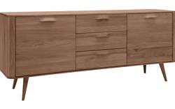 Goossens dressoir bjarte donker bruin eiken - 8203454-02