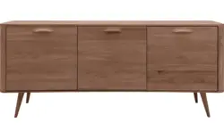 Goossens dressoir bjarte donker bruin eiken - 8203455-01