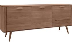 Goossens dressoir bjarte donker bruin eiken - 8203455-02