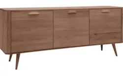 Goossens dressoir bjarte donker bruin eiken - 8203455-01
