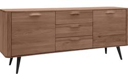 Goossens dressoir bjarte donker bruin eiken - 8203456-01