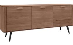 Goossens dressoir bjarte donker bruin eiken - 8203457-02