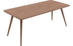 Goossens eettafel bjarte donker bruin eiken - 8203460-03