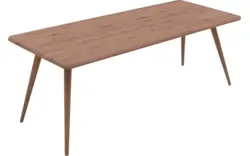 Goossens eettafel bjarte donker bruin eiken - 8203461-02