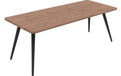 Goossens eettafel bjarte donker bruin eiken - 8203468-03