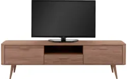Goossens tv dressoir bjarte donker bruin eiken - 8203473-01