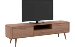 Goossens tv dressoir bjarte donker bruin eiken - 8203473-01