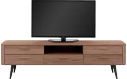 Goossens tv meubel bjarte donker bruin eiken - 8203474-01