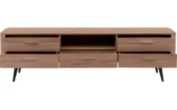 Goossens tv meubel bjarte donker bruin eiken - 8203474-01