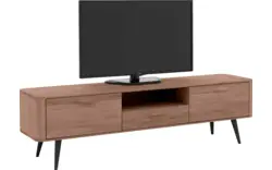 Goossens tv dressoir bjarte donker bruin eiken - 8203475-01