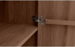 Goossens opbergkast bjarte donker bruin eiken - 8203476-01