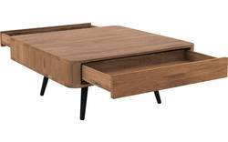 Goossens salontafel bjarte donker bruin eiken - 8203481-02-a