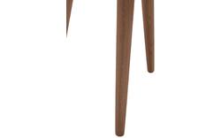 Goossens hoektafel bjarte donker bruin eiken - 8203482-01