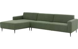 Goossens excellent loungebank prato groen stof - 8203535-gespiegeld-01