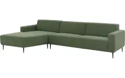 Goossens excellent loungebank prato groen stof - 8203535-gespiegeld-01