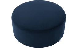 Goossens poef arendal blauw stof - 8203541-02