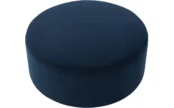 Goossens poef arendal blauw stof - 8203541-01