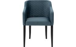 Goossens eetkamerstoel peda blauw stof - 8203558-02