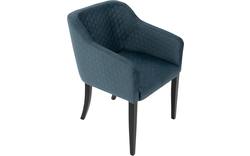 Goossens eetkamerstoel peda blauw stof - 8203558-02
