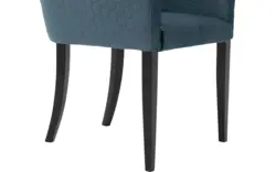 Goossens eetkamerstoel peda blauw stof - 8203558-02