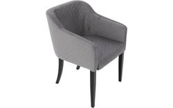 Goossens eetkamerstoel peda grijs stof - 8203559-02