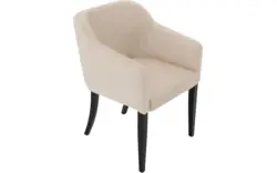 Goossens eetkamerstoel peda beige stof - 8203561-02