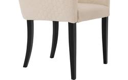Goossens eetkamerstoel peda beige stof - 8203561-02