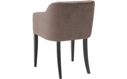 Goossens eetkamerstoel peda bruin stof - 8203562-03