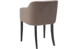 Goossens eetkamerstoel peda bruin stof - 8203562-02