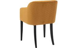 Goossens eetkamerstoel peda geel stof - 8203563-03