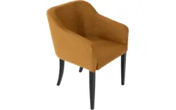 Goossens eetkamerstoel peda geel stof - 8203563-02