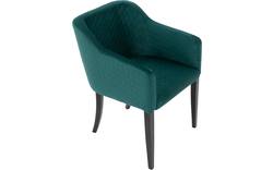 Goossens eetkamerstoel peda groen stof - 8203564-02