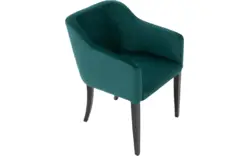 Goossens eetkamerstoel peda groen stof - 8203564-02