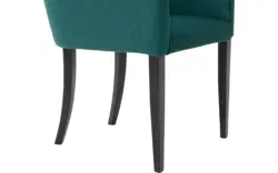 Goossens eetkamerstoel peda groen stof - 8203564-02