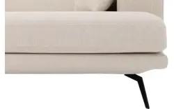 Goossens hoekbank viggo wit stof - 8203579-01