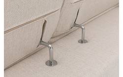 Goossens hoekbank viggo wit stof - 8203579-01