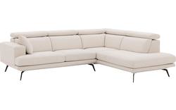 Goossens hoekbank viggo wit stof - 8203579-gespiegeld-01