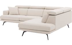 Goossens hoekbank viggo wit stof - 8203579-gespiegeld-01