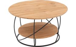 Goossens salontafel bellis blank eiken - 8203585-01