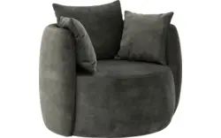 Goossens fauteuil terra groen stof - 8203758-B-02