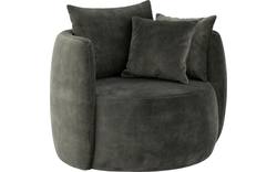 Goossens fauteuil terra groen stof - 8203758-B-02
