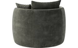 Goossens fauteuil terra groen stof - 8203758-B-02