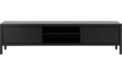 Goossens excellent tv meubel sira line zwart eiken - 8203766-01