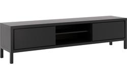 Goossens excellent tv meubel sira line zwart eiken - 8203766-01