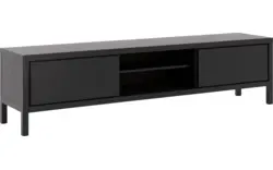 Goossens excellent tv meubel sira line zwart eiken - 8203766-01